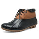 Genuine Leather Duck Boots Woman Shoes Waterproof Rainboots