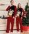 Family Xmas Clothing Pajama Sets 2023 Christmas Fawn Print Outfits Adult Kids Outfits Baby Jumpsuits Family Pajamas Outfits