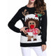 Big Nose with Deer Ugly Merry Christmas Sweater for Women