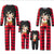 2023 Christmas Family Matching Pajamas Mom Daughter Dad Son Clothing Set Women Men Girls Boys Pyjamas Red Sleepwear Family Look