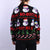 Christmas Snowman Pullover Casual Loose Christmas Knit Letter Sweater