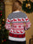 Ugly Christmas Sweater Couples Men Women Winter Sweater Elk Snowflake Red Knitted