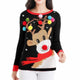 Deer Ugly Merry Christmas Sweater for Women 2023 Xmas Sweaters Knitted Red