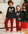 2023 Christmas Father Mother Kids Family Matching Pajamas Outfits Tops+Pants Plaid Mommy Daughter Dad Son Xmas Pyjamas Clothes