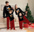 2023 Christmas Father Mother Kids Family Matching Pajamas Outfits Tops+Pants Plaid Mommy Daughter Dad Son Xmas Pyjamas Clothes
