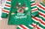2022 Christmas Matching Family Pajamas Set Letter Print Xmas Outfit Father Mother Kid Deer Top+Stripe Pants Jammies Baby Romper