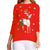 Ugly Christmas Tree Sleeve Sweater for Women O-neck Knitted Xmas Sweaters