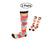 Sport Compression Knee-High Socks Colorful Stockings for Women Men