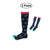 Sport Compression Knee-High Socks Colorful Stockings for Women Men