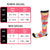 Sport Compression Knee-High Socks Colorful Stockings for Women Men
