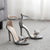 Summer Pointed Toe High Heels Crystal Diamond Sandals