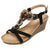 Summer Bohemian Beaded Flip Flops Wedge Sandals for Women