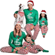 Family Christmas Pajamas Set 2022 Xmas Letter Print Elfing Around Family Matching Adult Kid Baby Romper