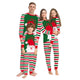 Family Matching Clothing Xmas Pajamas New Santa Print Striped Pants Adult Kids Suits Baby Jumpsuit + Dog Family Pajamas Set