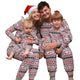 2023 Family Christmas Matching Pajamas Set Mother Father Kids Clothes Family Look Outfit Baby Rompers Deer Mommy And Me Pyjamas