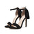 Women Leopard Tassel High Heel Stiletto Ankle Strap Sandals