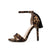 Women Leopard Tassel High Heel Stiletto Ankle Strap Sandals