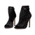 Women Pumps Peep Toe Gladiator Crystal Galaxy High Heel Sandals