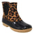 Women Waterproof Saltwater Rain Cheetah Duck Boot