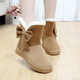 Women Winter Bowknot Snow Boots Ankle Boot