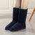Women Winter Snow Boots Genuine Cow Leather Knee-high Boot