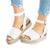 Women's Platform Sandals Espadrille Wedge Ankle Strap Roman Shoes