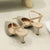 Women's Pointed Toe Kitten Heels Pumps Slip On Stiletto Sandals