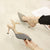 Women's Pointed Toe Kitten Heels Pumps Slip On Stiletto Sandals