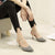 Women's Pointed Toe Kitten Heels Pumps Slip On Stiletto Sandals