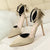 Women's Pointy Toe Bow-Knot High Heel Stiletto Pumps