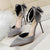 Women's Pointy Toe Bow-Knot High Heel Stiletto Pumps