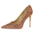 Women's Sequins Sexy High Heels Sandals Stiletto Pump Shoe