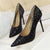 Women's Sequins Sexy High Heels Sandals Stiletto Pump Shoe