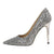 Women's Sequins Sexy High Heels Sandals Stiletto Pump Shoe
