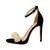 Women's Stiletto Suede Rhinestone High Heels Sandals