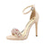 Women's Stiletto Suede Rhinestone High Heels Sandals