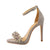 Women's Stiletto Suede Rhinestone High Heels Sandals