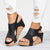 Summer Peep Toe Women's Platform Wedge Sandals