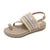 Women's Summer Comfort Bohemian Tassel Buckle Sandals