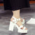 Fashion Buckled Block Women's Platform Heeled Sandals