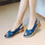Casual Summer Fashion Fish Mouth Women's Heeled Sandals
