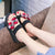 Cute Handmade Fashion Flower Flip-Flop Women's Platform Sandals