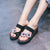 Cute Handmade Fashion Flower Flip-Flop Women's Platform Sandals