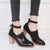 Casual Pointed Belt Buckle Women Heels Sandals Shoes