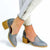Mid-heel Women's Slip On Comfort Pump Shoes