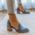 Mid-heel Women's Slip On Comfort Pump Shoes