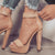 Fashion Women's Braided Platform High Heels Sandals
