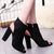 Women's Block High Heel Sandals Dress Shoes