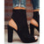 Women's Block High Heel Sandals Dress Shoes