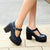 Cute High Heels Block Wedge Women's Shoes